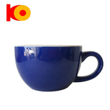 Wholesale good quality factory price ceramic soup coffee cup with handle